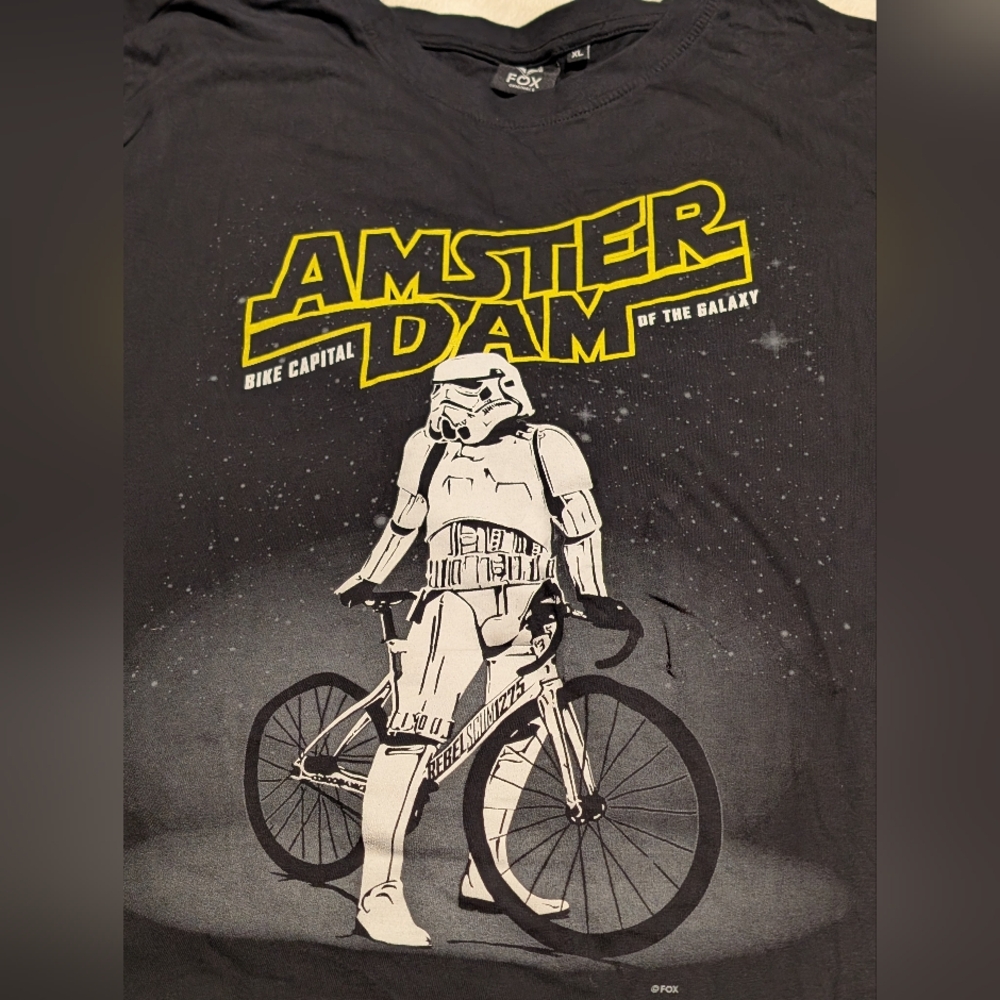 Fox Men's Gray Amsterdam Graphic Tee. XL.